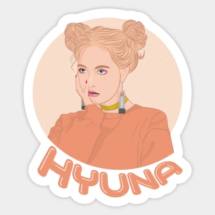 HYUNA Sticker